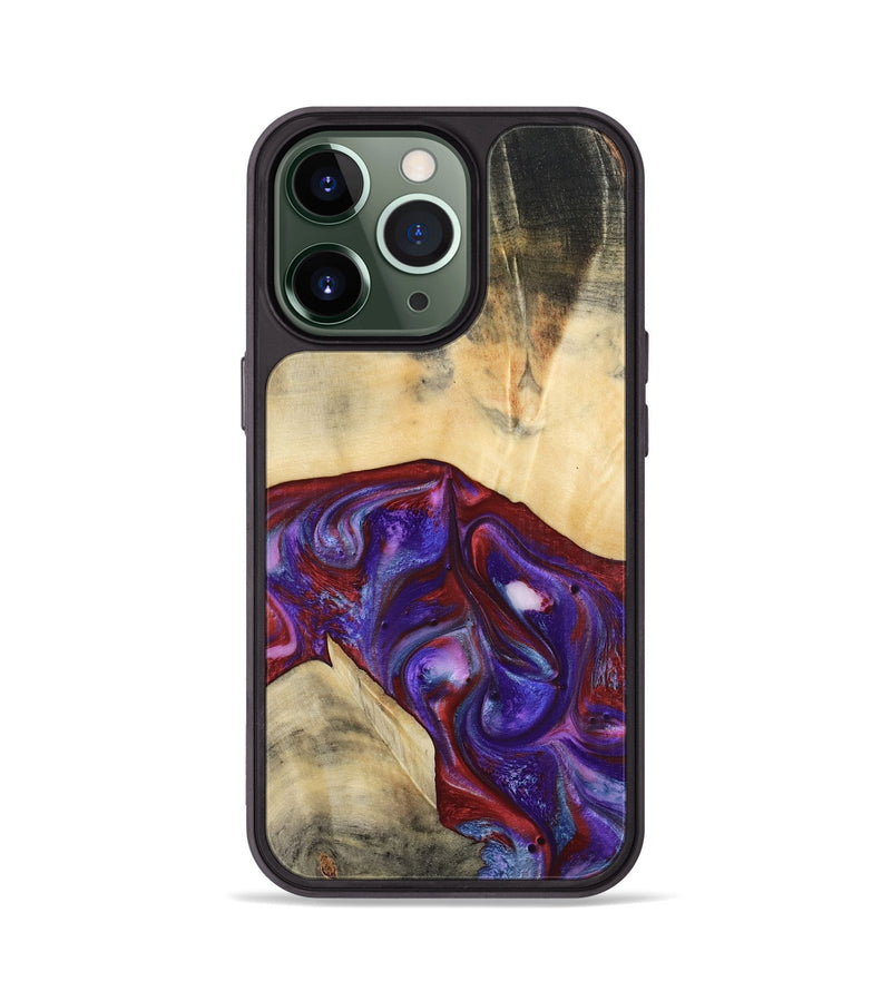 iPhone 13 Pro Wood Phone Case - Jase (Purple, 810344)