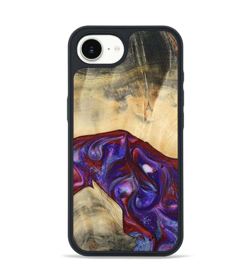 iPhone 16e Wood Phone Case - Jase (Purple, 810344)