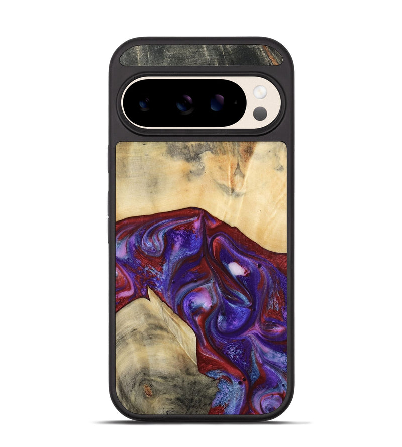 Pixel 10 Wood Phone Case - Jase (Purple, 810344)