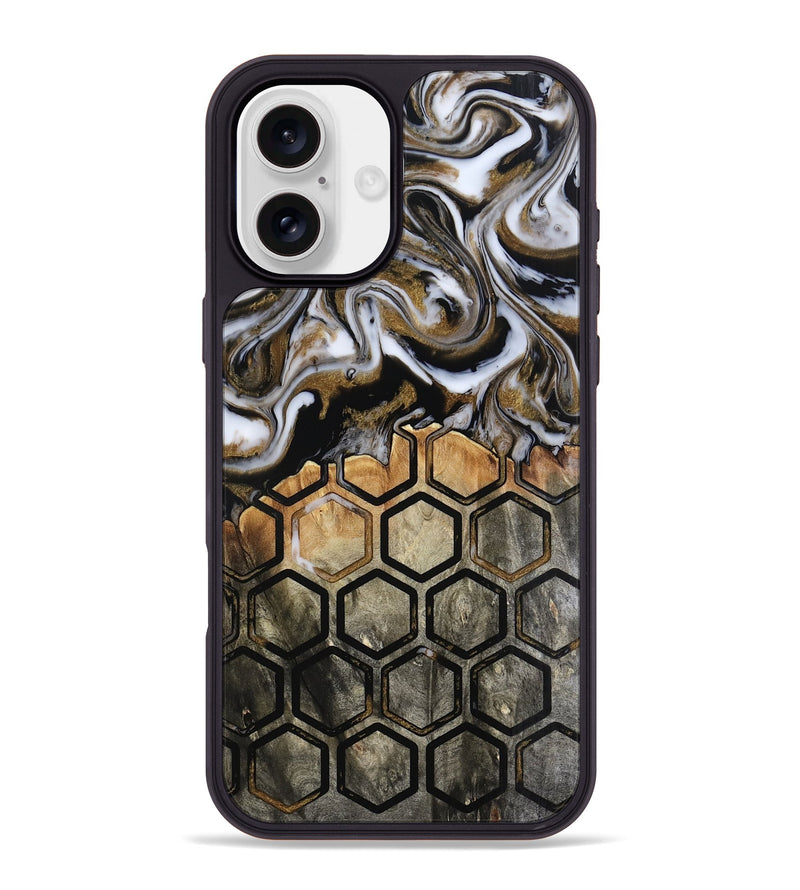 iPhone 16 Plus Wood Phone Case - Yasmin (Pattern, 810351)