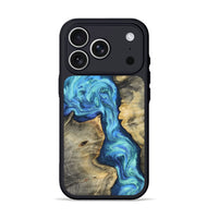 iPhone 17 Pro Wood Phone Case - London (Blue, 810381)