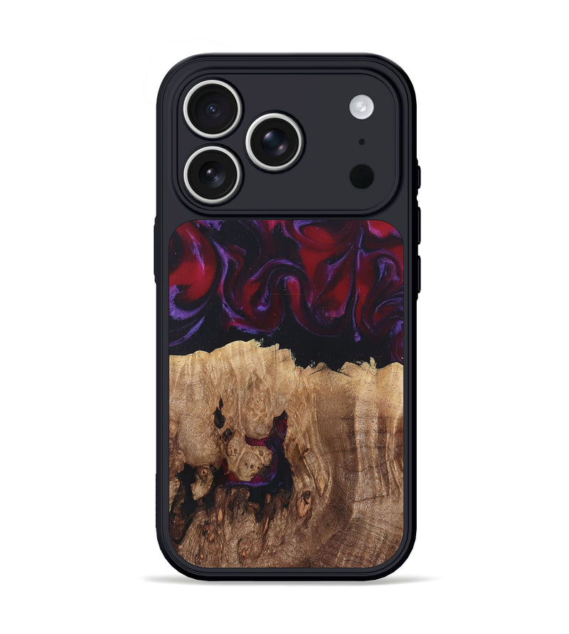 iPhone 17 Pro Wood Phone Case - Darrick (Red, 810383)