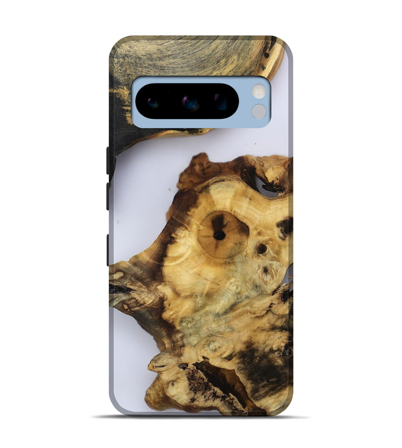 Pixel 8 Pro Wood Live Edge Phone Case - Erica (Clear, 810394)