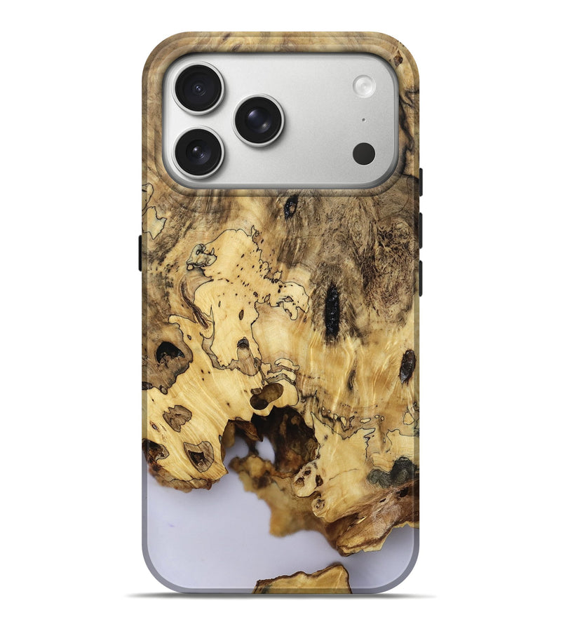 iPhone 17 Pro Max Wood Live Edge Phone Case - Hilma (Clear, 810395)