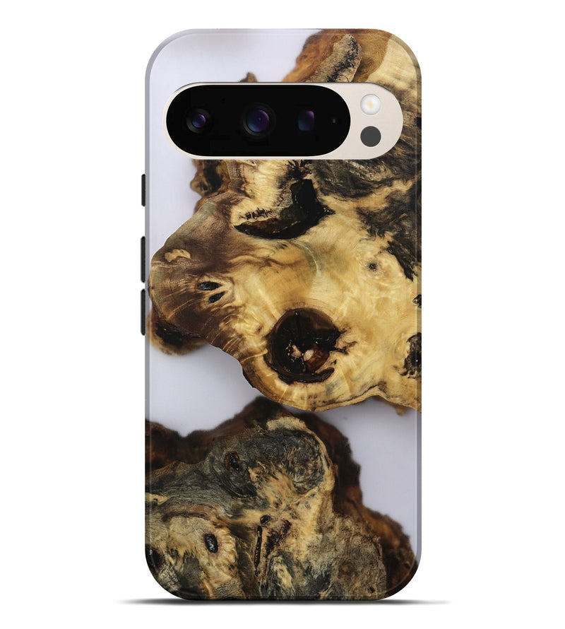Pixel 10 Pro XL Wood Live Edge Phone Case - Aurelio (Clear, 810396)