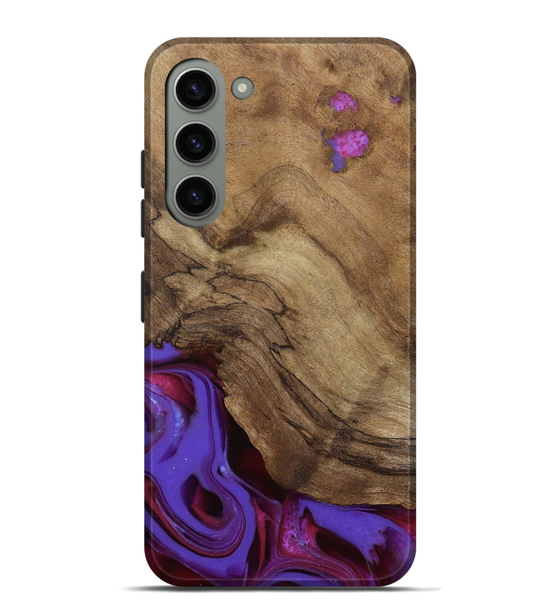 Galaxy S23 Plus Wood Live Edge Phone Case - Ciji (Purple, 810397)