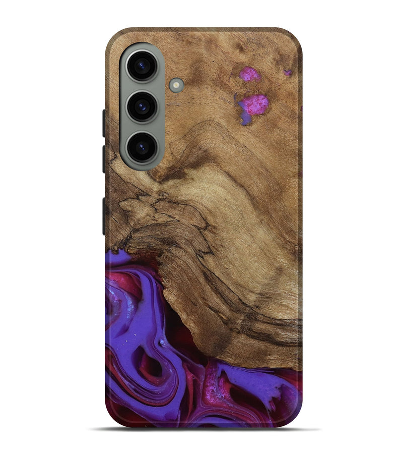 Galaxy S24 Plus Wood Live Edge Phone Case - Ciji (Purple, 810397)