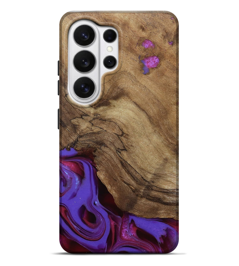 Galaxy S26 Ultra Wood Live Edge Phone Case - Ciji (Purple, 810397)