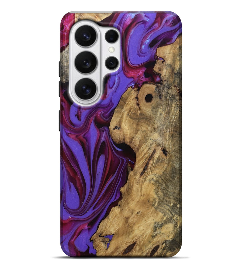 Galaxy S26 Ultra Wood Live Edge Phone Case - Shelton (Purple, 810398)