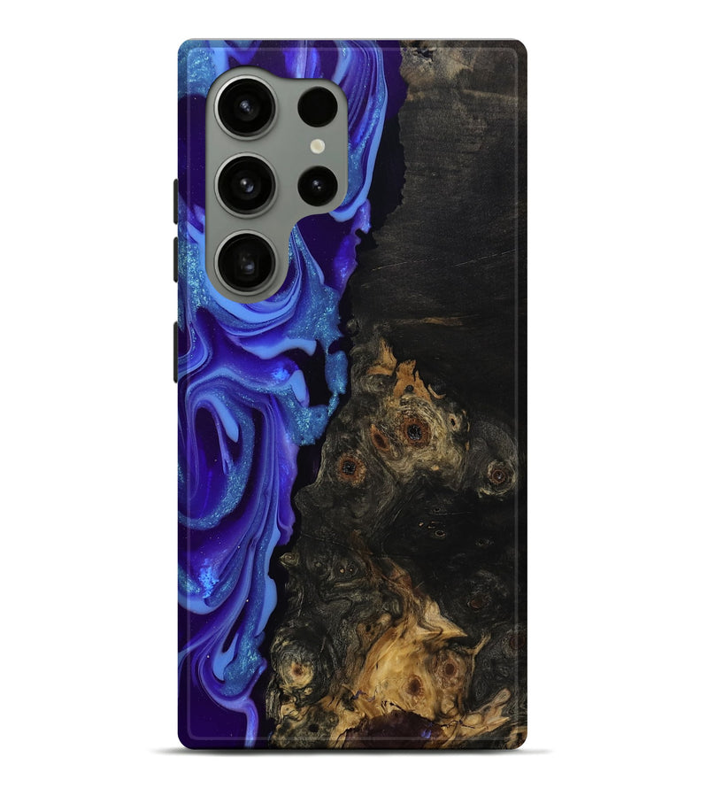 Galaxy S24 Ultra Wood Live Edge Phone Case - Cletus (Purple, 810399)