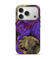 iPhone 17 Pro Wood Live Edge Phone Case - Semaj (Purple, 810403)