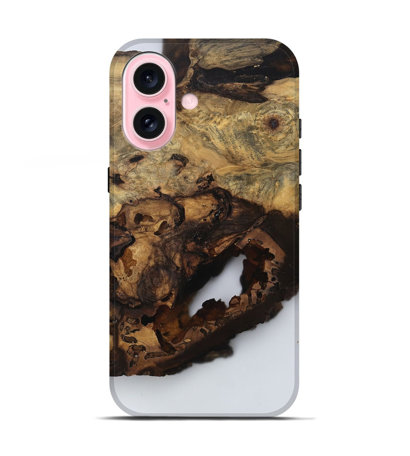 iPhone 17 Wood Live Edge Phone Case - Brandee (Clear, 810404)