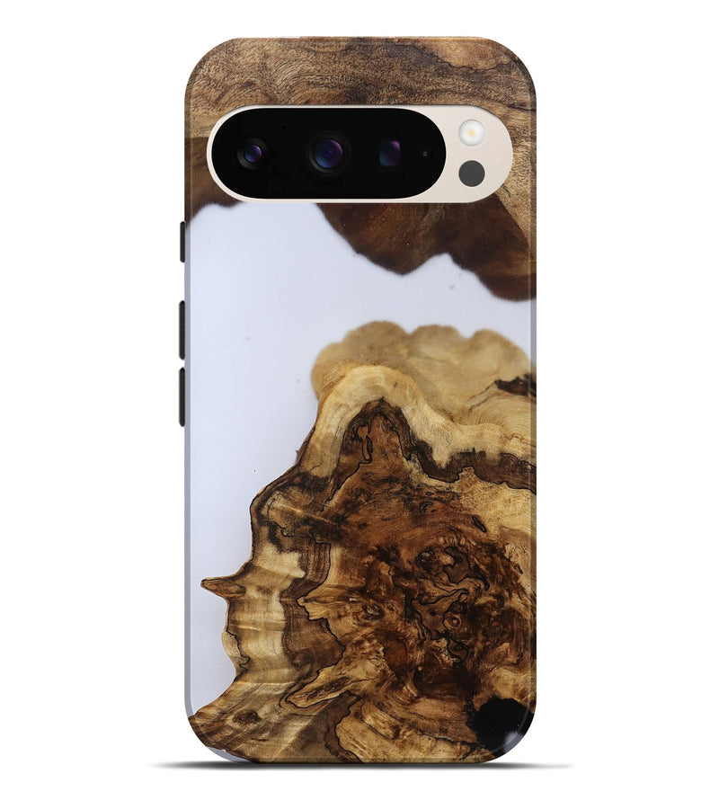 Pixel 10 Pro XL Wood Live Edge Phone Case - Tawanna (Clear, 810405)