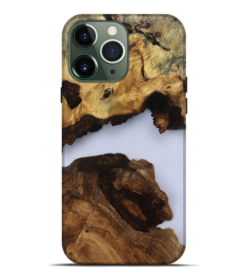 iPhone 13 Pro Max Wood Live Edge Phone Case - Jaslyn (Clear, 810407)