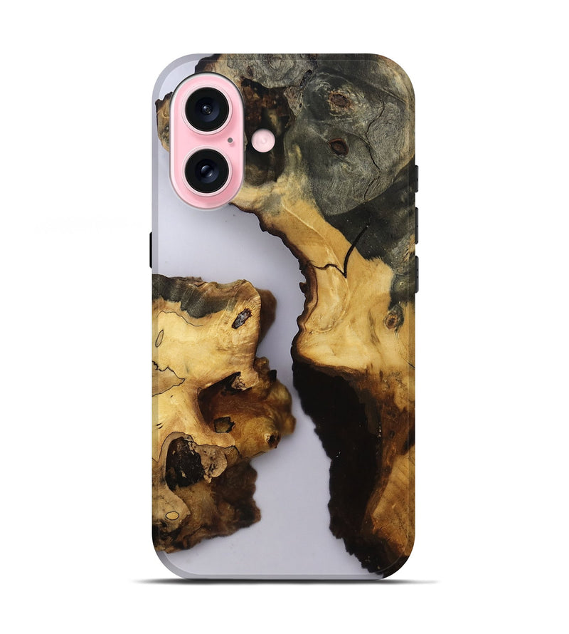 iPhone 17 Wood Live Edge Phone Case - Ludie (Clear, 810408)