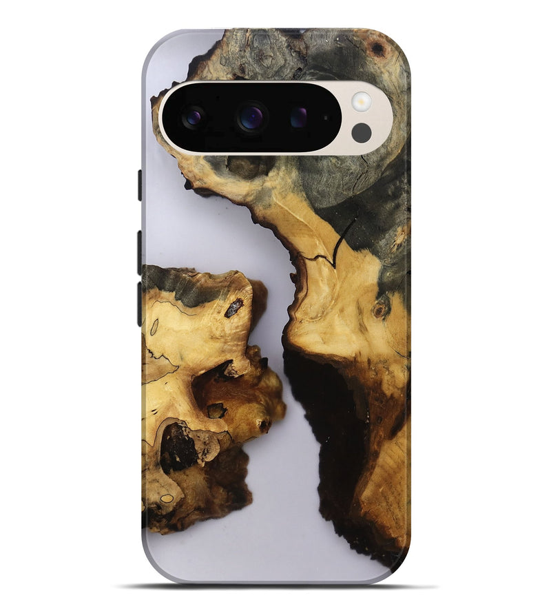 Pixel 10 Pro XL Wood Live Edge Phone Case - Ludie (Clear, 810408)
