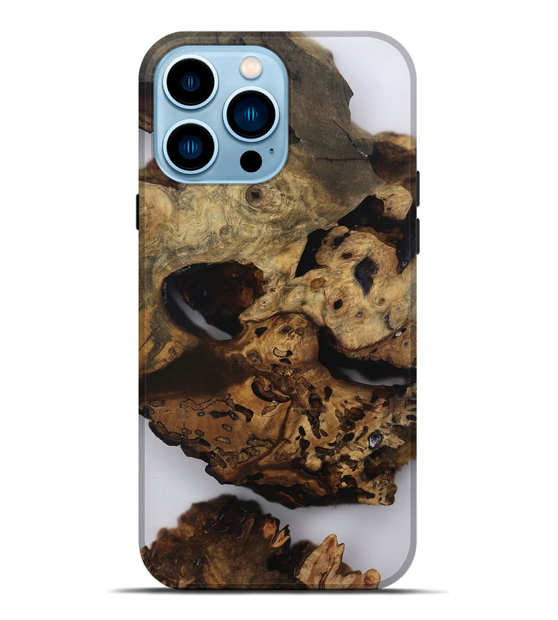 iPhone 14 Pro Max Wood Live Edge Phone Case - Kalyn (Clear, 810421)