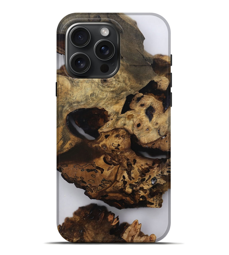 iPhone 16 Pro Max Wood Live Edge Phone Case - Kalyn (Clear, 810421)