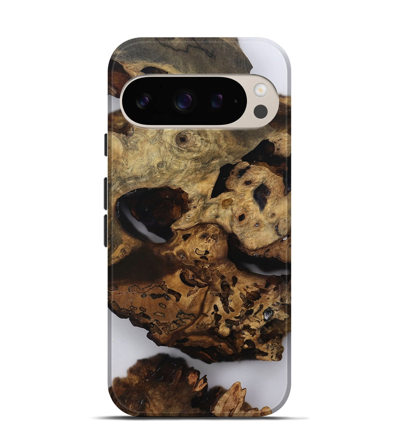 Pixel 9 Pro Wood Live Edge Phone Case - Kalyn (Clear, 810421)