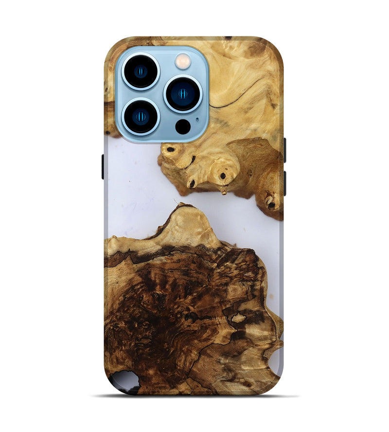 iPhone 14 Pro Wood Live Edge Phone Case - Kaiser (Clear, 810422)