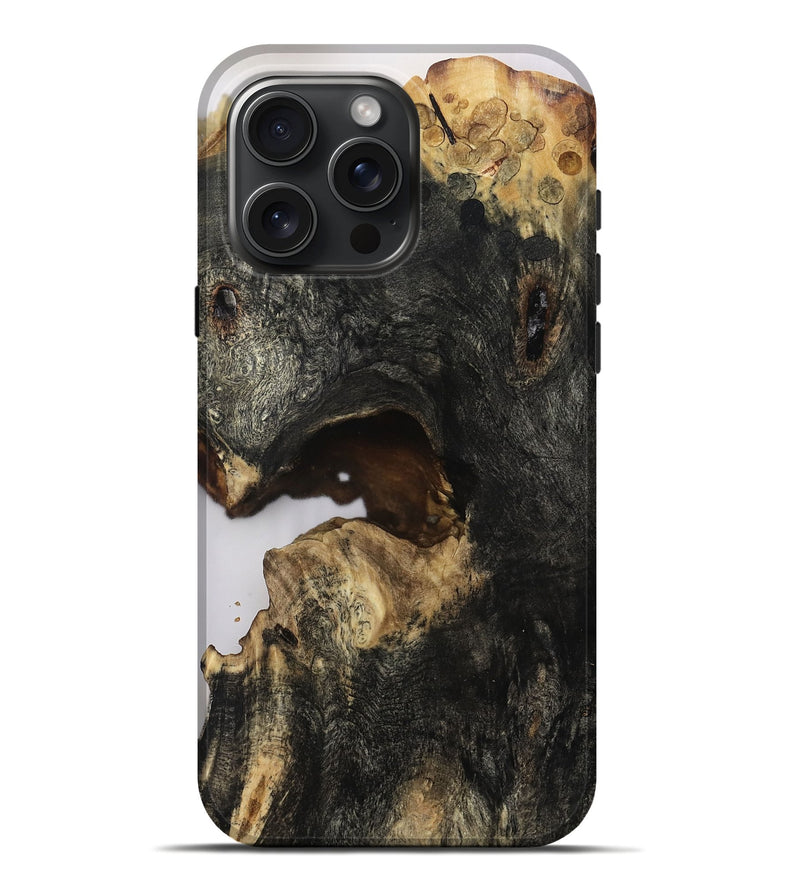 iPhone 16 Pro Max Wood Live Edge Phone Case - Kylee (Clear, 810423)