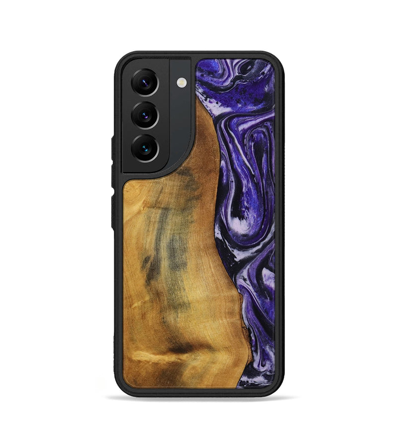 Galaxy S22 Wood Phone Case - Tomika (Purple, 810462)