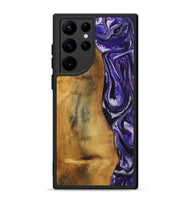 Galaxy S22 Ultra Wood Phone Case - Tomika (Purple, 810462)
