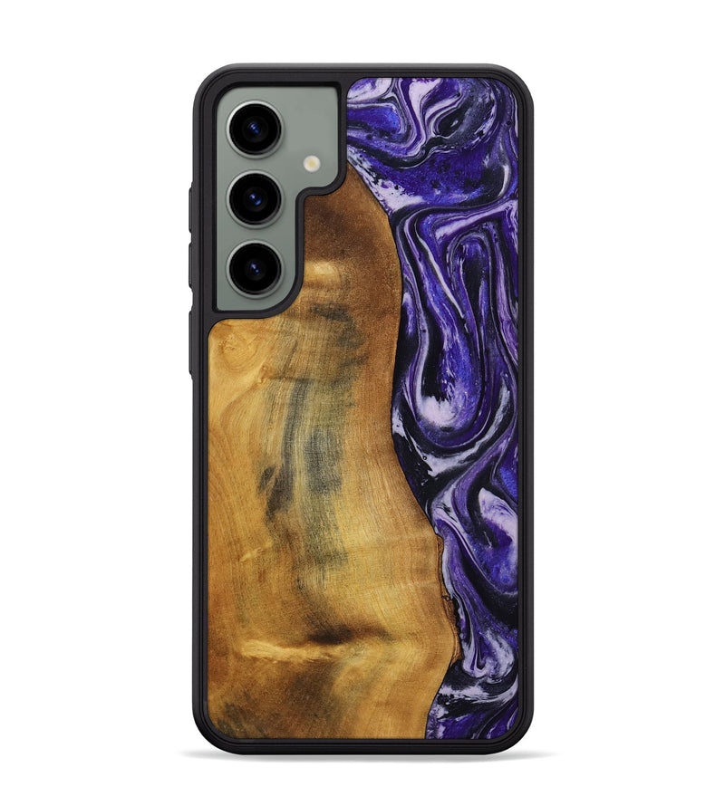 Galaxy S24 Plus Wood Phone Case - Tomika (Purple, 810462)