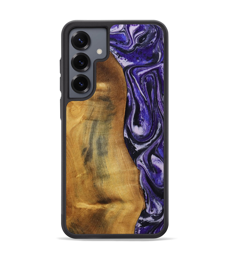 Galaxy S25 Plus Wood Phone Case - Tomika (Purple, 810462)