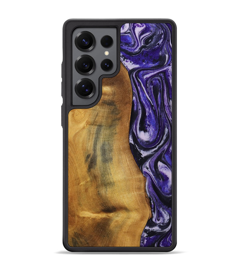 Galaxy S25 Ultra Wood Phone Case - Tomika (Purple, 810462)