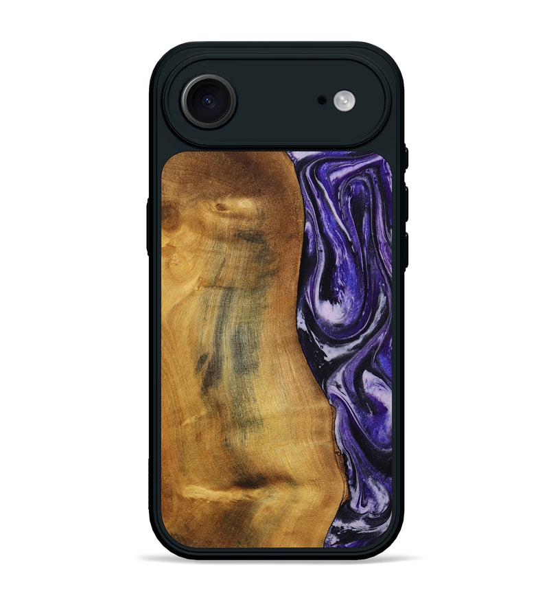 iPhone 17 Air Wood Phone Case - Tomika (Purple, 810462)