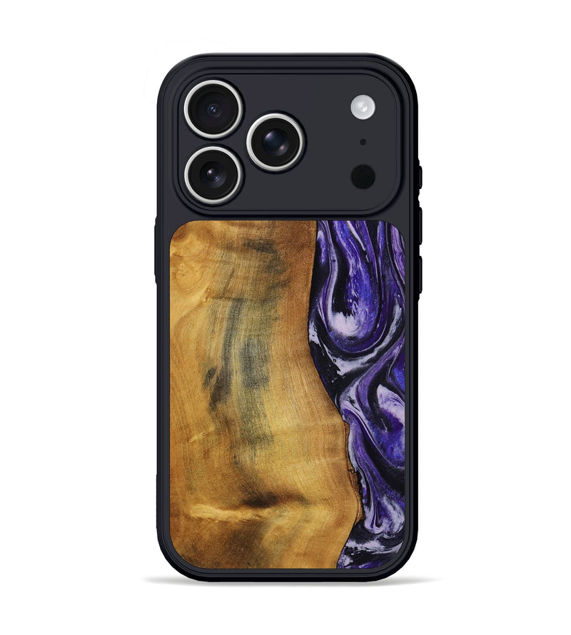 iPhone 17 Pro Wood Phone Case - Tomika (Purple, 810462)