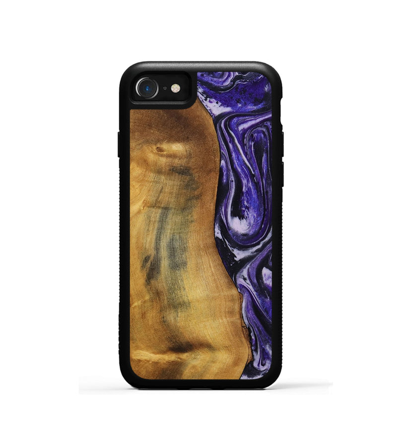 iPhone SE Wood Phone Case - Tomika (Purple, 810462)