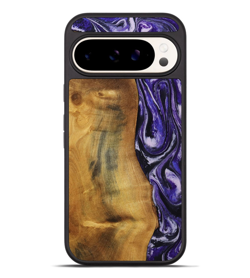Pixel 9 Pro XL Wood Phone Case - Tomika (Purple, 810462)