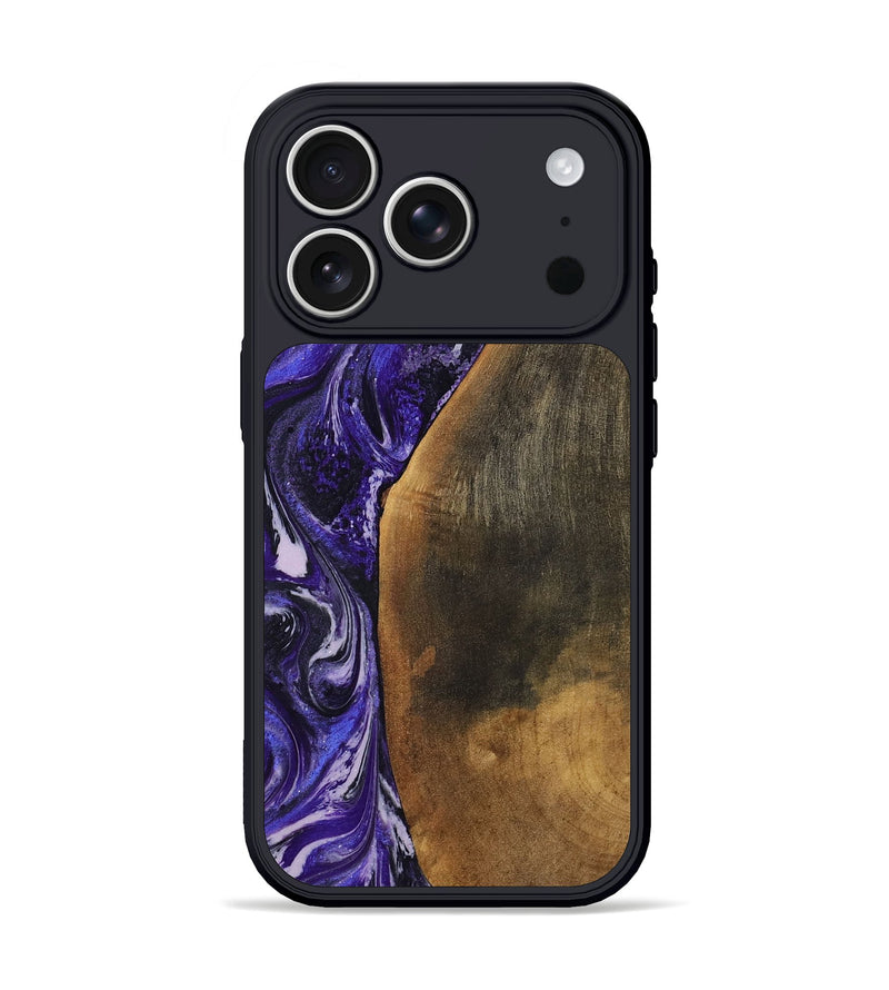 iPhone 17 Pro Wood Phone Case - Peter (Purple, 810465)