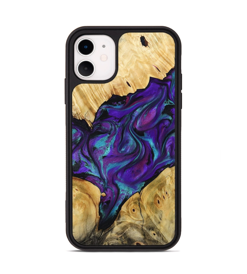 iPhone 11 Wood Phone Case - Kenai (Purple, 810470)