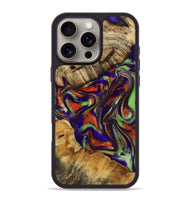 iPhone 16 Pro Max Wood Phone Case - Hali (Purple, 810473)