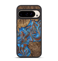 Pixel 10 Wood Phone Case - Amiri (Teal & Gold, 810493)