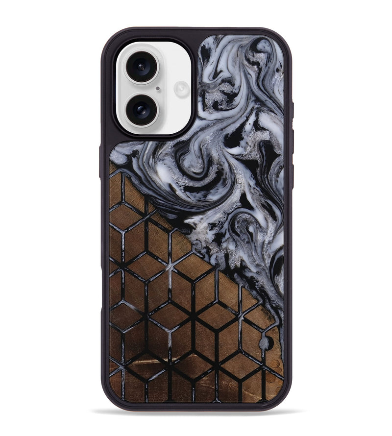 iPhone 16 Plus Wood Phone Case - Tisha (Pattern, 810539)