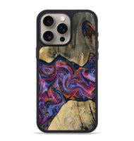 iPhone 15 Pro Max Wood Phone Case - Jones (Red, 810579)