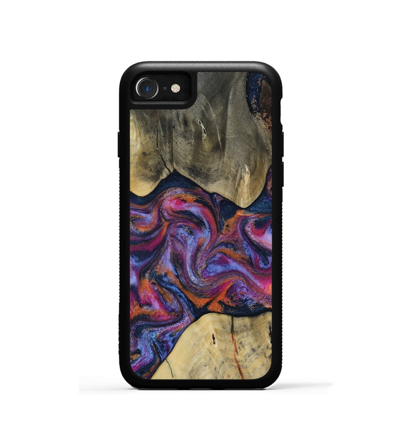 iPhone SE Wood Phone Case - Jones (Red, 810579)