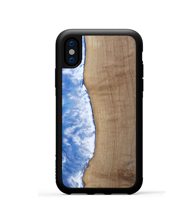 iPhone Xs Wood Phone Case - Amyra (Coastal, 810605)
