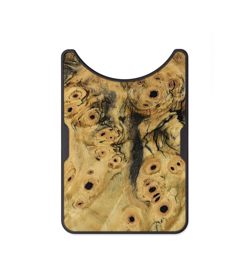 Alloy Wood Wallet - Lucy (Wood Burl, 810613)