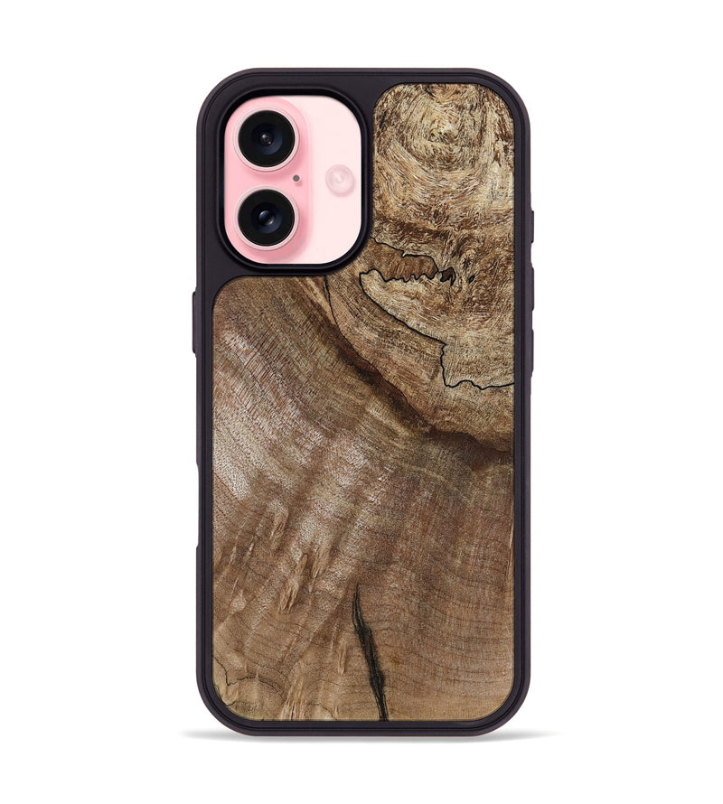 iPhone 16 Wood Phone Case - Alene (Wood Burl, 810616)