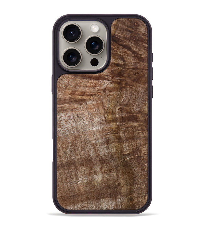 iPhone 16 Pro Max Wood Phone Case - Ned (Wood Burl, 810619)