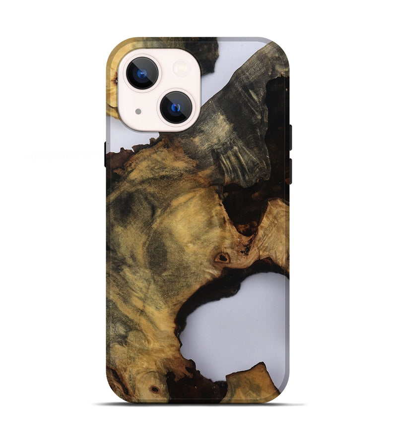 iPhone 13 Wood Live Edge Phone Case - Weston (Clear, 810781)