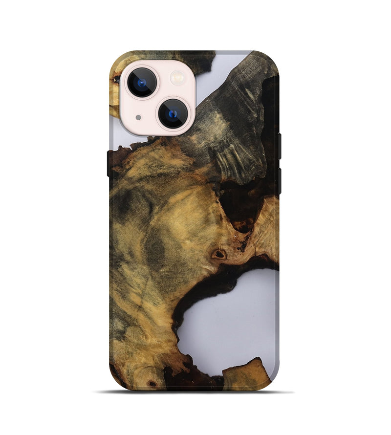 iPhone 13 mini Wood Live Edge Phone Case - Weston (Clear, 810781)