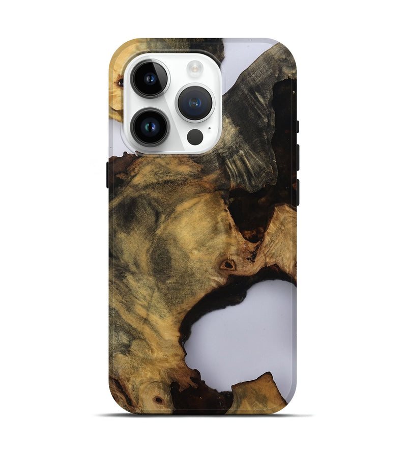 iPhone 15 Pro Wood Live Edge Phone Case - Weston (Clear, 810781)