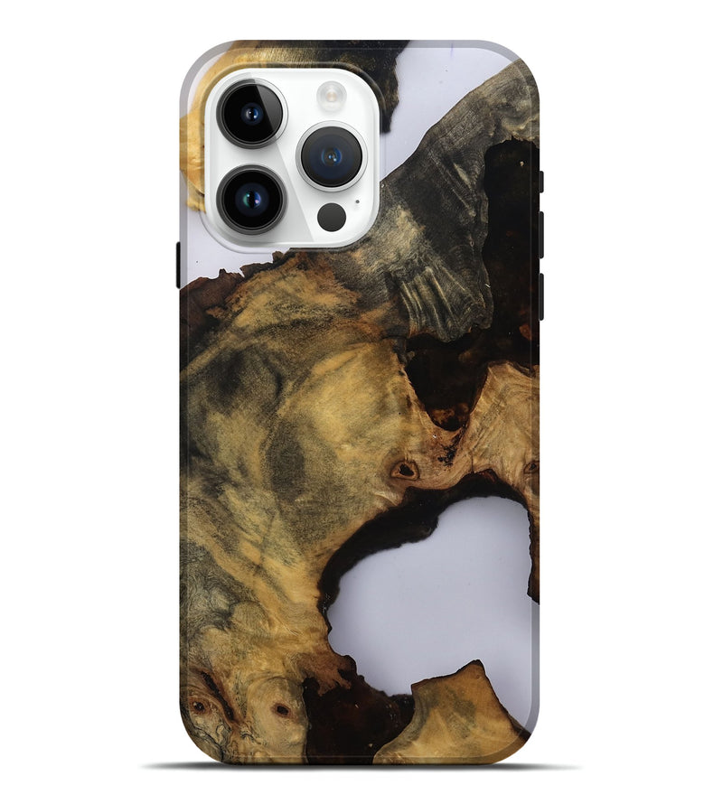 iPhone 15 Pro Max Wood Live Edge Phone Case - Weston (Clear, 810781)