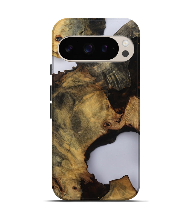 Pixel 9 Pro Wood Live Edge Phone Case - Weston (Clear, 810781)